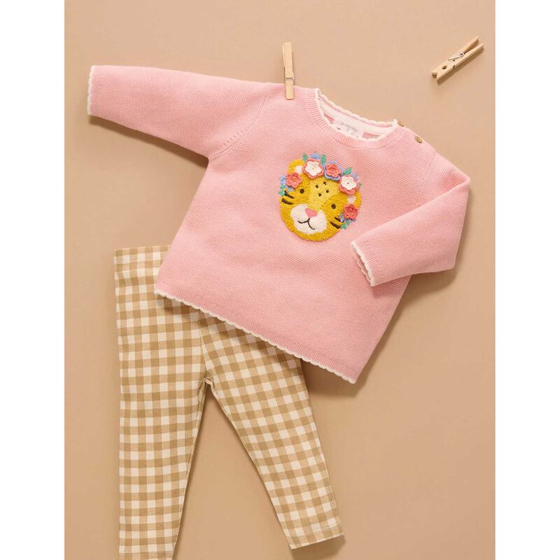 Purebaby Embroidered Frida Jumper image number 1